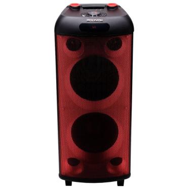 Imagem de Caixa Som Amplificada Polyvox Tws Bluetooth Full Led 2000W