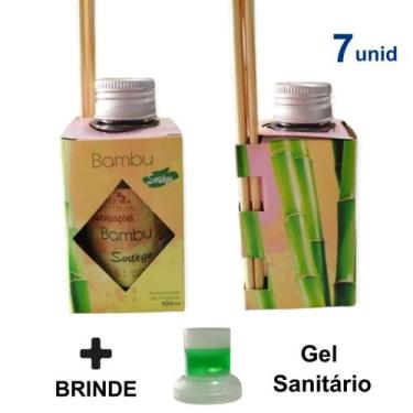 Imagem de Kit 7 Aromatizante de Ambiente 100ml Difusor Palito Vareta Marca Luz A