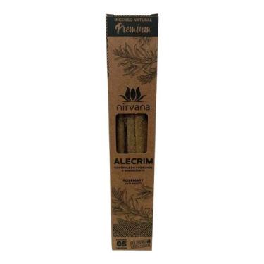 Imagem de Incenso Natural Nirvana Alecrim Premium Caixa Com 5 Varetas - Lua Míst