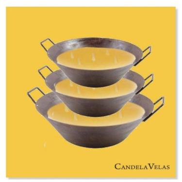 Imagem de Tacho Individual de Ferro com Vela de Citronela - Candela Velas, TACHO