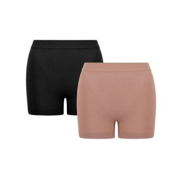 Imagem de 2 Calcinhas Básica Trifil Box Feminina De Microfibra Bumbum Perfeito C