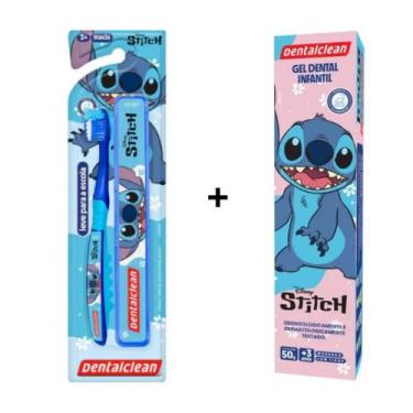 Imagem de Kit Gel Dental + Escova De Dente C/ Estojo Personagens Infantil Dental