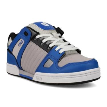 Imagem de DVS Tênis de skate masculino, Azul/cinza/branco, 41