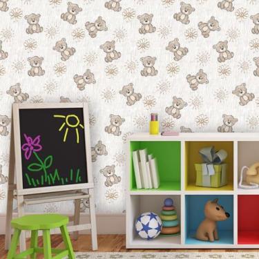 Imagem de Papel de Parede Ursinhos Alegres - Inove Papeis de Parede 