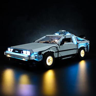 Imagem de Kyglaring LED Lighting Kit Designed for Lego Creator Expert Back to The Future Time Machine 10300 Model Building Kit - Without Lego Set (Standard Version)
