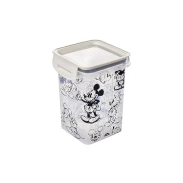 Imagem de Porta Mantimentos Trava Mais Quadrado Mickey 830 Ml Plasútil