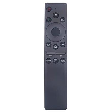 Imagem de Controle remoto substituído universal adequado para todas as TVs Samsung 4K 8K 3D LCD LED QLED UHD SUHD HDR LCD curva HDTV Smart TV com botão HULU Netflix Prime Video