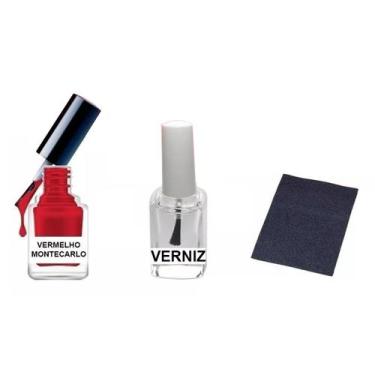 Imagem de Tinta De Retoque Tira Risco Carro Fiat - Vermelho Montecarlo - Jhow Ad