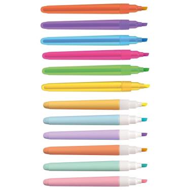 Imagem de Marca Texto Lumini Lite 6 Cores Neon + 6 Cores Pastel Cis Kit Completo