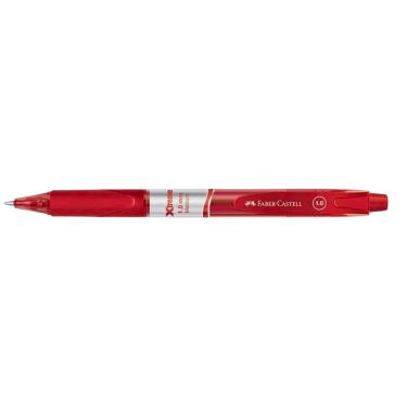 Imagem de Caneta Esferográfica Xtreme Retrátil Média 1.0mm Faber-castell Vermelho