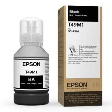 Imagem de Tinta Sublimática Epson Original T49m1 Preto F570 F170
