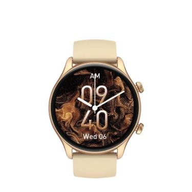 Imagem de Relógio Chamada De Voz 1.39 Grande Display Colorido Hd Zeblaze Bege