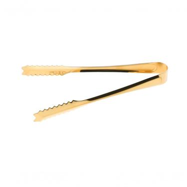 Imagem de Pegador Para Gelo Aço Inox Dourado 15 Cm Mimo Style Ac21045