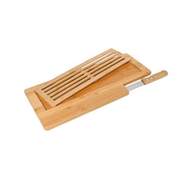Imagem de Tábua Para Pães Com Faca Bambu 50 Cm Ecokitchen Mimo Style
