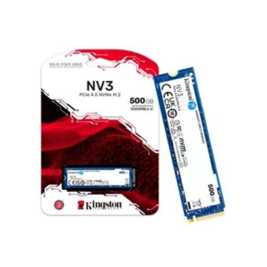 Imagem de SSD Kingston NV3, 500 GB, M.2 2280, PCIe 4.0 x4, NVMe, Leitura: 5000 M