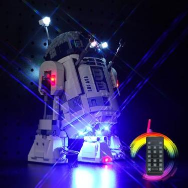 Imagem de DALDED Kit De Iluminação Led Para Lego Star Wars R2-D2, Compatível Com Modelos Blocos Construção 75379 - Não Incluso No Conjunto