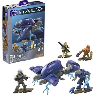 Imagem de MEGA Halo Toy Building Sets, Ghost of Requiem with 135 Pieces, 4 Micro Action Figures and Accessories, for Collectors