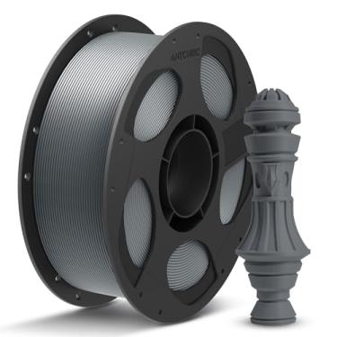 Imagem de ANYCUBIC PLA Plus Filamento para impressora 3D de 1,75 mm, filamento de impressão 3D de alta resistência, impressão com a maioria das impressoras 3D FDM, carretel de 1 kg, cinza