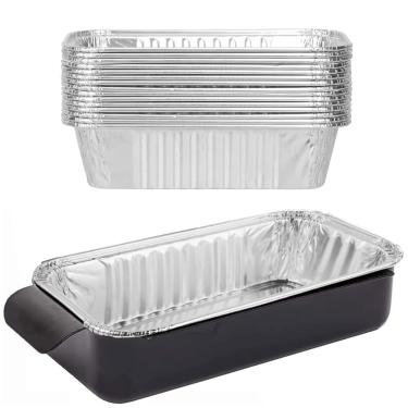 Imagem de Coletor de gordura com forros de substituição para CharBroilG416-0015-W1, 9328812P06, suporte de copo de grade descartável de metal