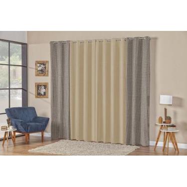 Imagem de Cortina Capri - Casa Artuz, 3m, Cáqui