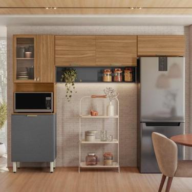 Imagem de Kit Cozinha Compacta com 6 Portas Alba - Demóbile
