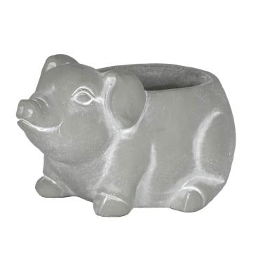 Imagem de Plantador de animais clássico para casa e jardim - decoração de mesa fofa - vaso de animais revestido UV com plugue de drenagem - vaso de plantas suculentas para uso interno/externo (plantador de