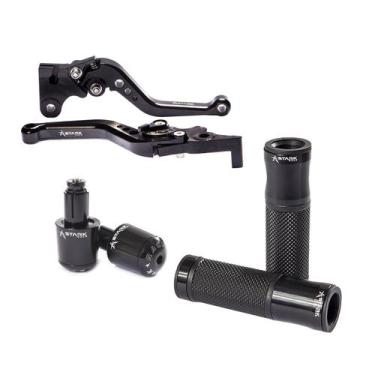 Imagem de Manete Embreagem Freio Manopla Punho Com Peso Pop 100 110 - Stark Race