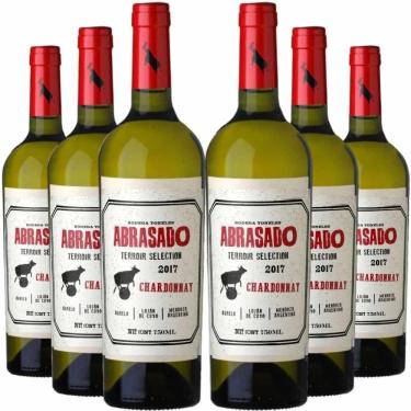 Imagem de Kit 6 Garrafas Vinho Branco Abrasado Terroir Selection Chardonnay 750ml