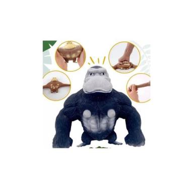 Imagem de Gorila 15cm Grande Esmaga Antiestresse Macaco Estica Braço - Altimar