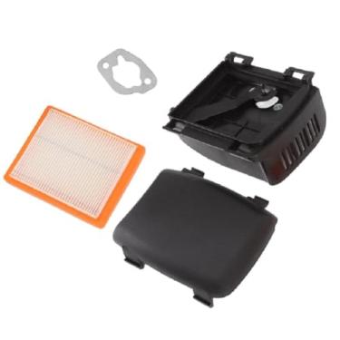 Imagem de NewJ's Capa de filtro de ar adequada para equipamentos de gramado e jardim, motor 14-083-22 14-096-119-S, kit de limpeza de base de tampa de filtro de ar compatível com motores Kohler XT650 e XT675