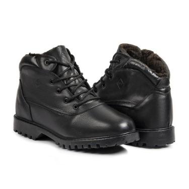 Imagem de Bota Masculina de Inverno para Neve em Couro em Lã Impermeáv - Oslo In