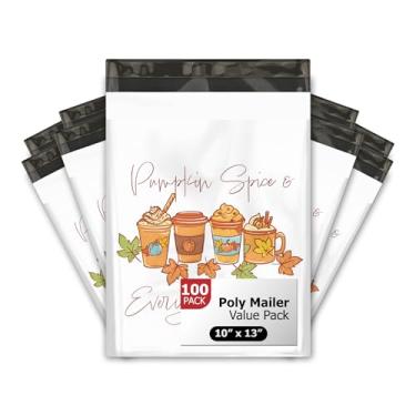 Imagem de 10x13 (100) Hot Air Balloons Designer Poly Mailers Shipping Envelopes Premium Printed Bags