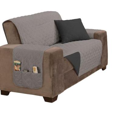Imagem de Capa Protetora de Sofá King 2 Lugares Manu Matelado Dupla Face - MR En