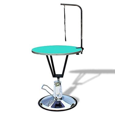 Imagem de Mesa De Tosa Para Animais De Estimação, Mesa De Aparar Hidráulica Rotativa 360° Para Ga...