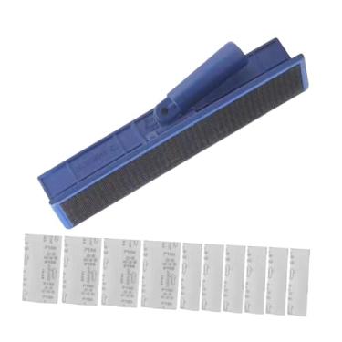 Imagem de Fenteer Suporte de lixa para alisar parede, teto, de lixar canto interno giratório, lixadeira de parede flexível, ferramenta de acabamento de massa