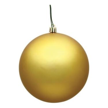 Imagem de Vickerman Enfeite de bola de ouro fosco de 30,48 cm (12")