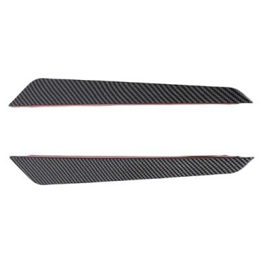 Imagem de Luocute 2 PCS PCS Fronteiro Spoiler Spoiler Lip Splitter Canto Tobo de Canto, Padrão de Fibra de Carbono, Aparência Esportiva Esquerda para o Impreza STI VA 2015-2021 (Estilo de fibra de carbono)