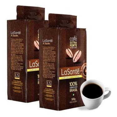 Imagem de Cafe Torrado E Moido 100% Puro Extra Forte Vacuo - La Sante