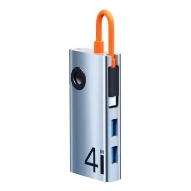 Imagem de Hub Adaptador Multifuncional 4 Em 1 - Tr25 Da Rock