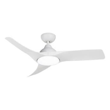 Imagem de Ventilador De Teto Eos Turbo Vento 3 Pás Com Controle Remoto 112cm 150w Branco Evx110b Bivolt