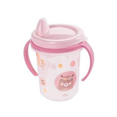 Imagem de Caneca Trio Infantil Plasútil Decorada Com Alças Removíveis (Bichinhos Menina)