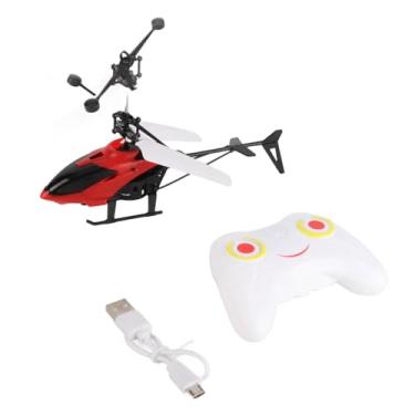 Imagem de Helicóptero de controle remoto RC drone voador brinquedo infravermelho indução voador quadricóptero com controle remoto para crianças, meninos e meninas
