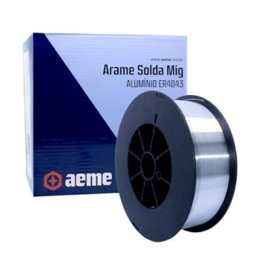 Imagem de Arame Mig Aluminio Aeme Capa Capa AWS ER4043 1.0mm 7 Kg
