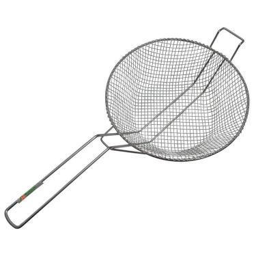 Imagem de Cesto Para Fritura Fritadeira Peneira Reforçado N 26 Cm