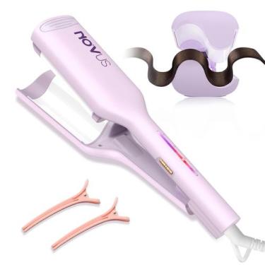 Imagem de Ferro de ondulação NOVUS Waver, prensador de cabelo anti-escaldadura, 