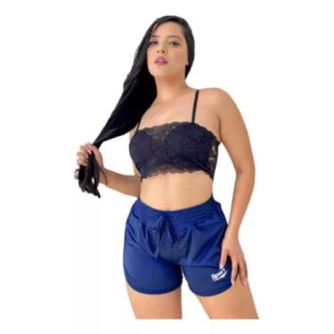 Imagem de Short Feminino Casual Piscina Esporte Confortável Resistente - Naimus,