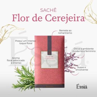 Imagem de Kit 10 Sachês Perfumados Via Aroma Guarda Roupa Armário Carro Closets 