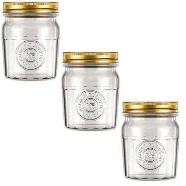 Imagem de Jogo C/3 Pote Americano Nadir Vintage 500ml P/mantimentos - Nadir Figu
