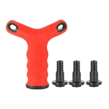 Imagem de harayaa Conversor de alça de haltere converte seus halteres em kettlebells, Vermelho