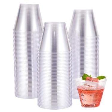 Imagem de Copos plásticos descartáveis JOLLY CHEF 270mL Clear 100 Pack